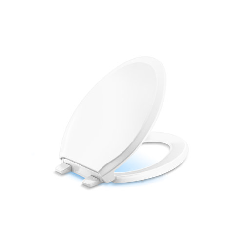 Kohler Rutledge Nightlight Readylatch QuietClose Elongated Toilet Seat